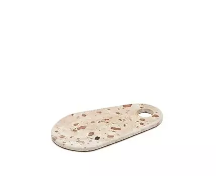 Machelina большая сервировочная доска из бежевого мрамора