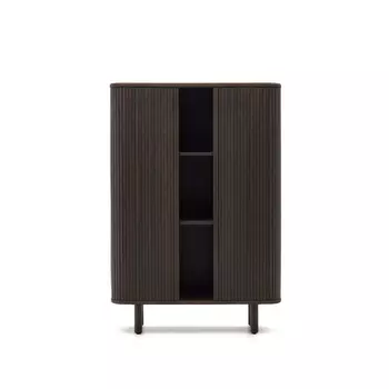 Mailen Буфет с 2 дверцами из ясеневого шпона темной отделки 110 x 140 см