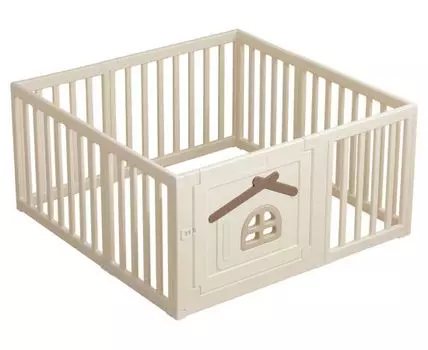 Манеж Кидс Классик Хаус (65, 130 / 200, Игровые, Бежевый, 130 / 280)