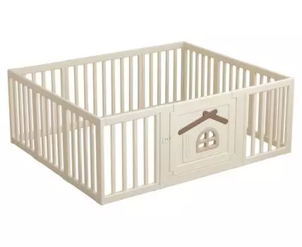 Манеж Кидс Классик Хаус (65, 130 / 200, Игровые, Бежевый, 130 / 280)