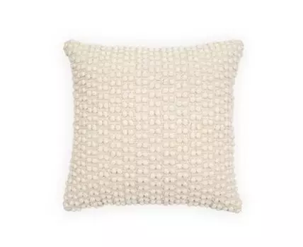 Mascarell Чехол на подушку из белого хлопка и полипропилена 45 x 45 см