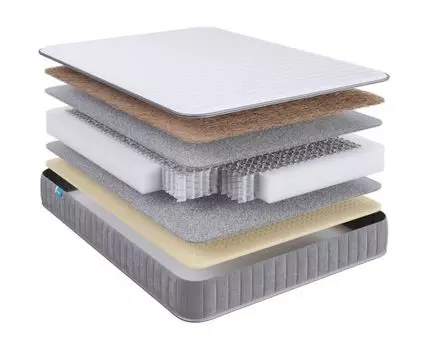 Матрас Optima S 21 double (21 см, 190, Латекс, 90х200 см, Пружинные, Белый, 80)