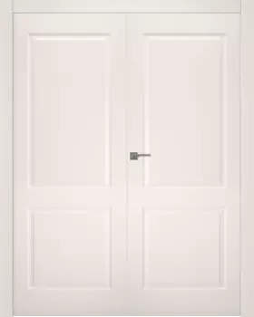 Межкомнатная дверь Alta Распашная двойная Эмаль графит 2,0х0,6