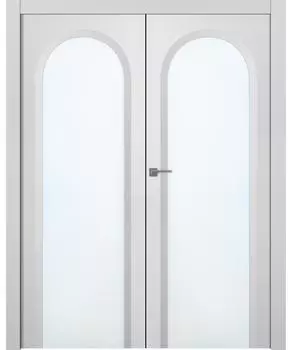 Межкомнатная дверь Аргентум 1A Двойная Эмаль белый 2,0х0,6