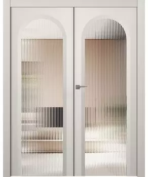 Межкомнатная дверь Аргентум 1A Двойная Эмаль белый 2,0х0,6