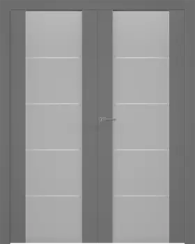 Межкомнатная дверь Arvika 202 Распашная двойная Эмаль белый 2,0х0,9