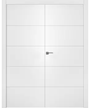 Межкомнатная дверь Arvika Двойная Эмаль белый 2,0х0,8