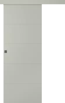 Межкомнатная дверь Arvika Купе Эмаль графит 2,0х0,8