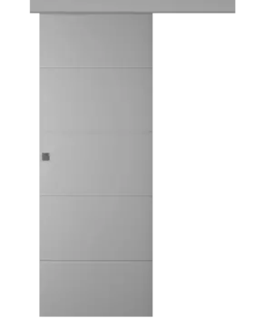 Межкомнатная дверь Arvika Купе Эмаль графит 2,0х0,8