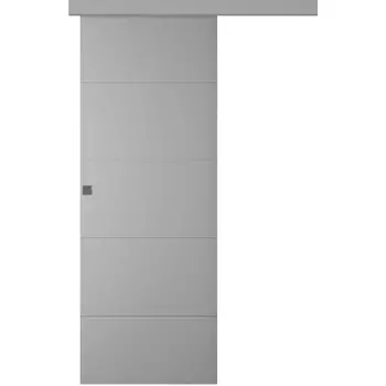 Межкомнатная дверь Arvika Купе Эмаль графит 2,0х0,8