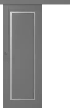 Межкомнатная дверь Аурум 1 Купе Эмаль белый 2,0х0,6