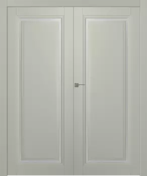 Межкомнатная дверь Аурум 1 Распашная двойная Эмаль белый 2,0х0,6