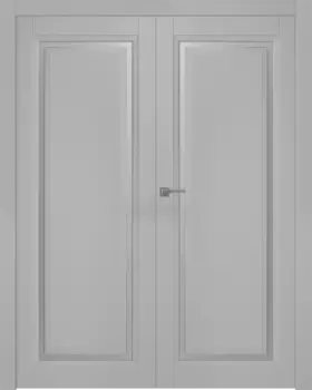 Межкомнатная дверь Аурум 1 Распашная двойная Эмаль белый 2,0х0,6