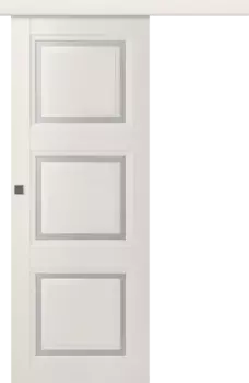 Межкомнатная дверь Аурум 3 Купе Эмаль белый 2,0х0,9