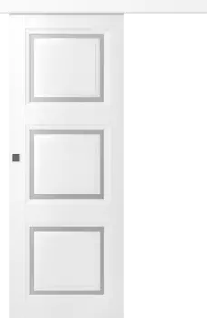 Межкомнатная дверь Аурум 3 Купе Эмаль белый 2,0х0,9