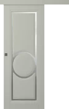 Межкомнатная дверь Аурум 3R Купе Эмаль белый 2,0х0,6