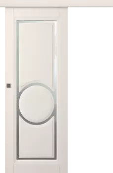 Межкомнатная дверь Аурум 3R Купе Эмаль белый 2,0х0,6