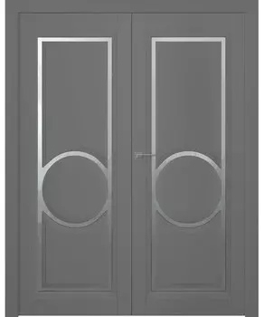 Межкомнатная дверь Аурум 3R Распашная двойная Эмаль белый 2,0х0,6