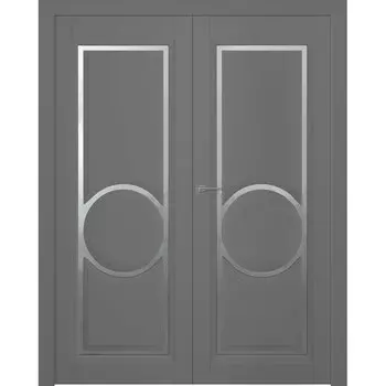 Межкомнатная дверь Аурум 3R Распашная двойная Эмаль белый 2,0х0,6