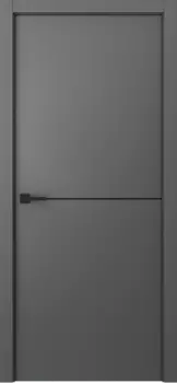 Межкомнатная дверь Avesta 1H Молдинг Чёрный Эмаль белый нестандарт