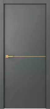 Межкомнатная дверь Avesta 1H Молдинг Золото Эмаль белый 2,0х0,6