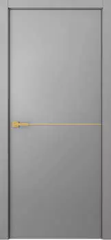 Межкомнатная дверь Avesta 1H Молдинг Золото Эмаль белый 2,0х0,6