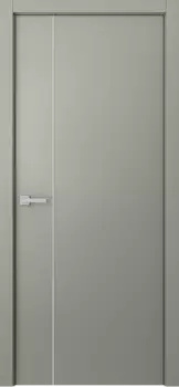Межкомнатная дверь Avesta 1V Молдинг Хром Эмаль белый нестандарт