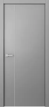 Межкомнатная дверь Avesta 1V Молдинг Хром Эмаль белый нестандарт