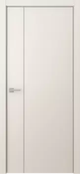 Межкомнатная дверь Avesta 1V Молдинг Хром Эмаль белый нестандарт