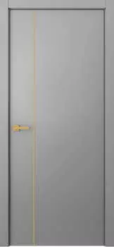 Межкомнатная дверь Avesta 1V Молдинг Золото Эмаль белый 2,0х0,8