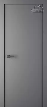 Межкомнатная дверь Avesta Распашная Эмаль графит 2,0х0,6