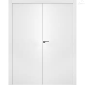 Межкомнатная дверь Базис Двойная Эмаль белый 2,0х0,6