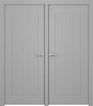 Межкомнатная дверь Белла 1 Двойная Эмаль белый 2,0х0,7