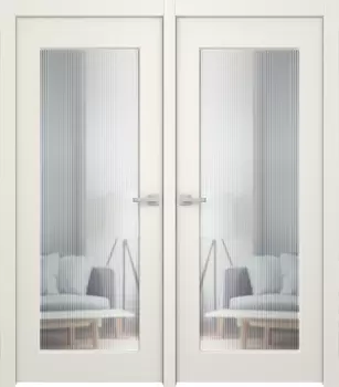 Межкомнатная дверь Белла 1 Двойная Эмаль белый 2,0х0,9