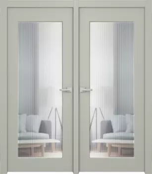 Межкомнатная дверь Белла 1 Двойная Эмаль белый 2,0х0,9