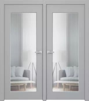 Межкомнатная дверь Белла 1 Двойная Эмаль белый 2,0х0,9