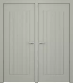 Межкомнатная дверь Белла 1 Двойная Эмаль белый 2,0х0,7