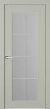 Межкомнатная дверь Френч 8 Распашная двойная Эмаль белый 2,0х0,6