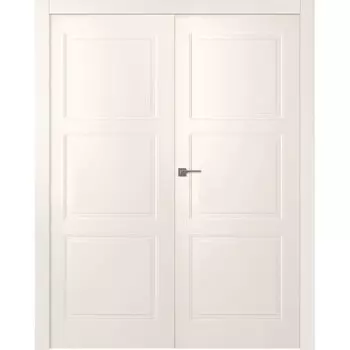 Межкомнатная дверь Granna Распашная двойная Эмаль белый 2,0х0,7