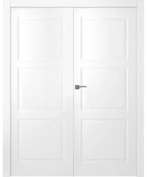 Межкомнатная дверь Granna Распашная двойная Эмаль белый 2,0х0,7