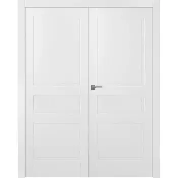 Межкомнатная дверь Инари Распашная двойная Эмаль белый 2,0х0,7