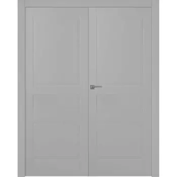 Межкомнатная дверь Инари Распашная двойная Эмаль белый 2,0х0,7