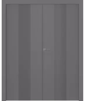 Межкомнатная дверь Ивент 1 Распашная двойная Эмаль белый 2,0х0,7