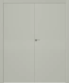 Межкомнатная дверь Ивент 2 Распашная двойная Эмаль белый 2,0х0,8