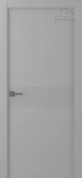 Межкомнатная дверь Ивент 2 Распашная Эмаль светло - серый 2,0х0,6