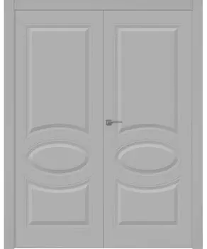 Межкомнатная дверь Элина Распашная двойная Эмаль белый 2,0х0,7