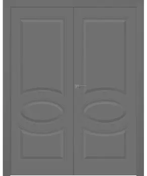 Межкомнатная дверь Элина Распашная двойная Эмаль белый 2,0х0,7