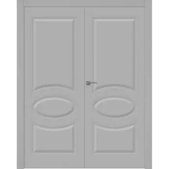 Межкомнатная дверь Элина Распашная двойная Эмаль белый 2,0х0,7