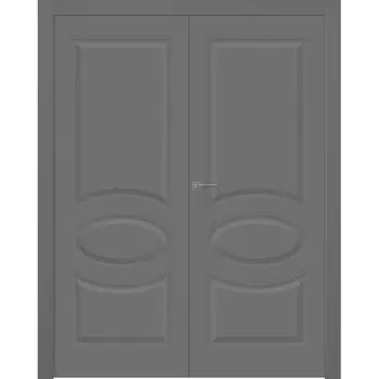 Межкомнатная дверь Элина Распашная двойная Эмаль белый 2,0х0,7