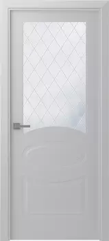 Межкомнатная дверь Элина Распашная Эмаль жемчуг 2,0х0,8